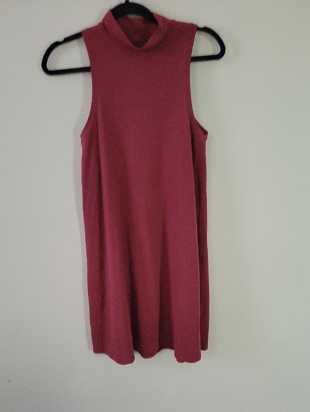Lululemon Athletica All Aligned Sleeveless Mock Neck A- line Dress - Raspberry